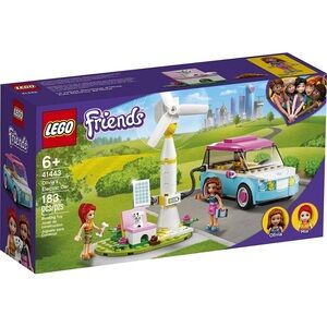 LEGO Friends 41443 Olivia’s Electric Car Building Block Set NEW